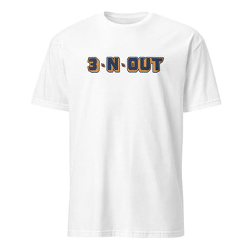 3 N OUT Statement Blue Unisex Tee