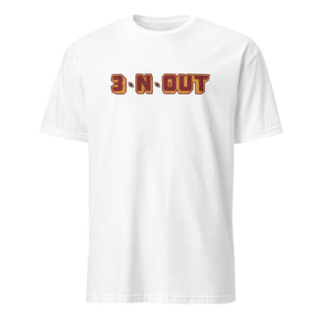 3 N OUT Statement Red Light Unisex Tee