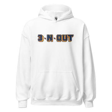 3 N OUT Statement Blue Unisex Hoodie
