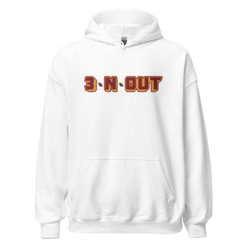 3 N OUT Statement Red Light Unisex Hoodie