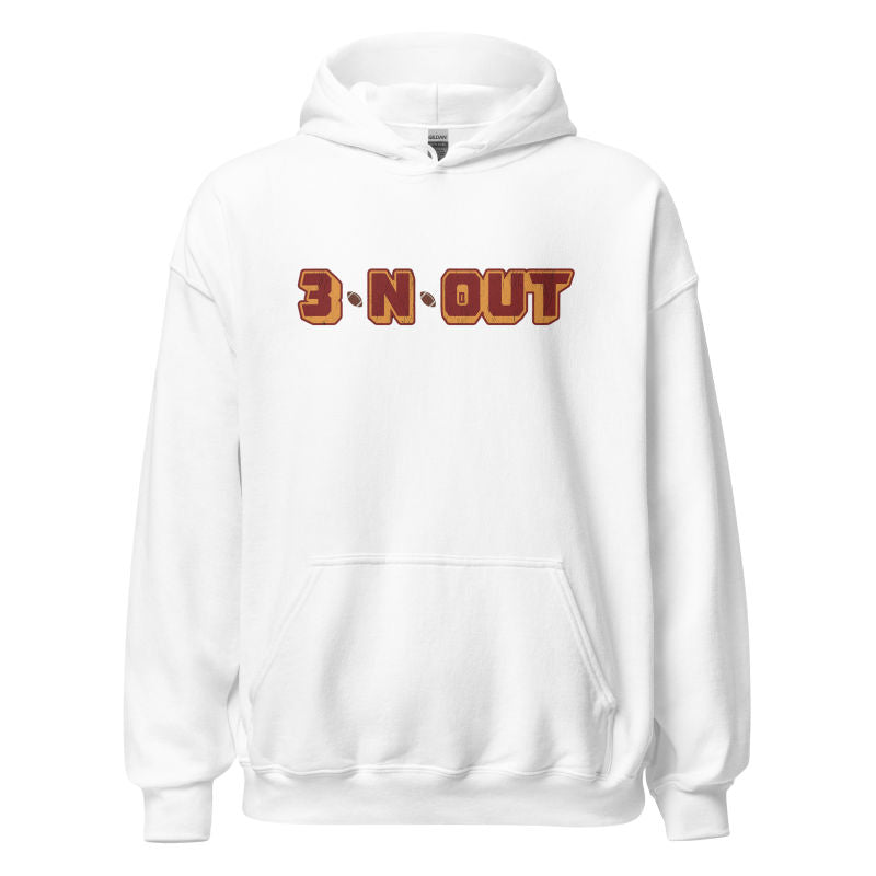 3 N OUT Statement Red Light Unisex Hoodie